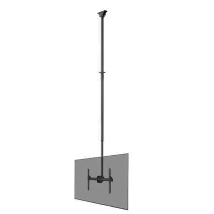Pilt Neomounts CL35-440BL16XL Monitor/TV Mount Ceiling | Adjustable Height, Rotate, Tilt, Swivel | 37-70 " | Maximum weight (capacity) 50 kg | Black