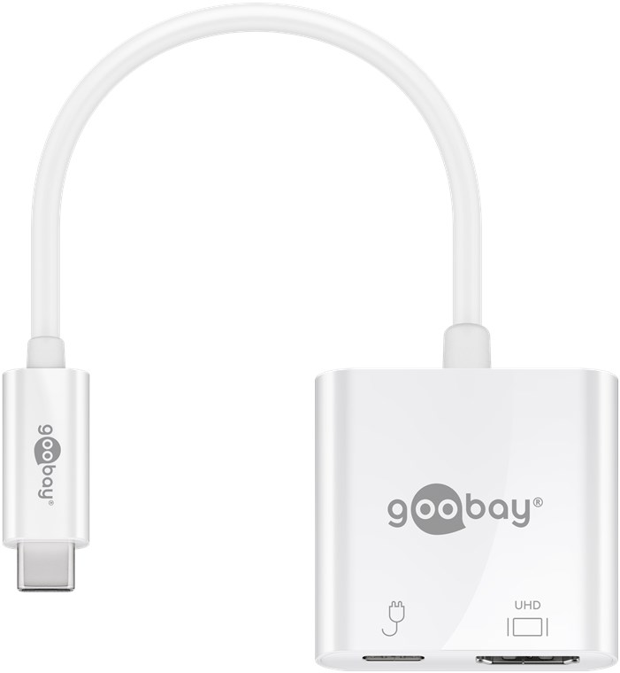 Pilt Goobay | USB-C HDMI Adapter (4k 60 Hz) | White | USB-C to HDMI