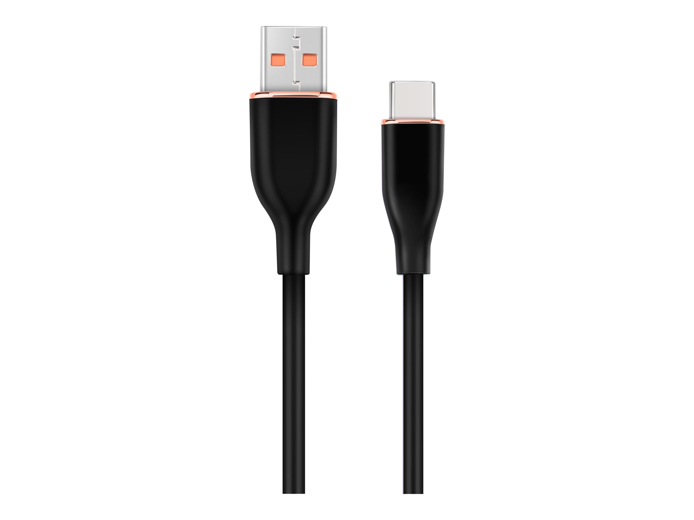 Pilt Cablexpert | Premium silicon Type-C USB charging and data cable, 1.5 m | CC-USB2S-AMCM-1.5M-BK