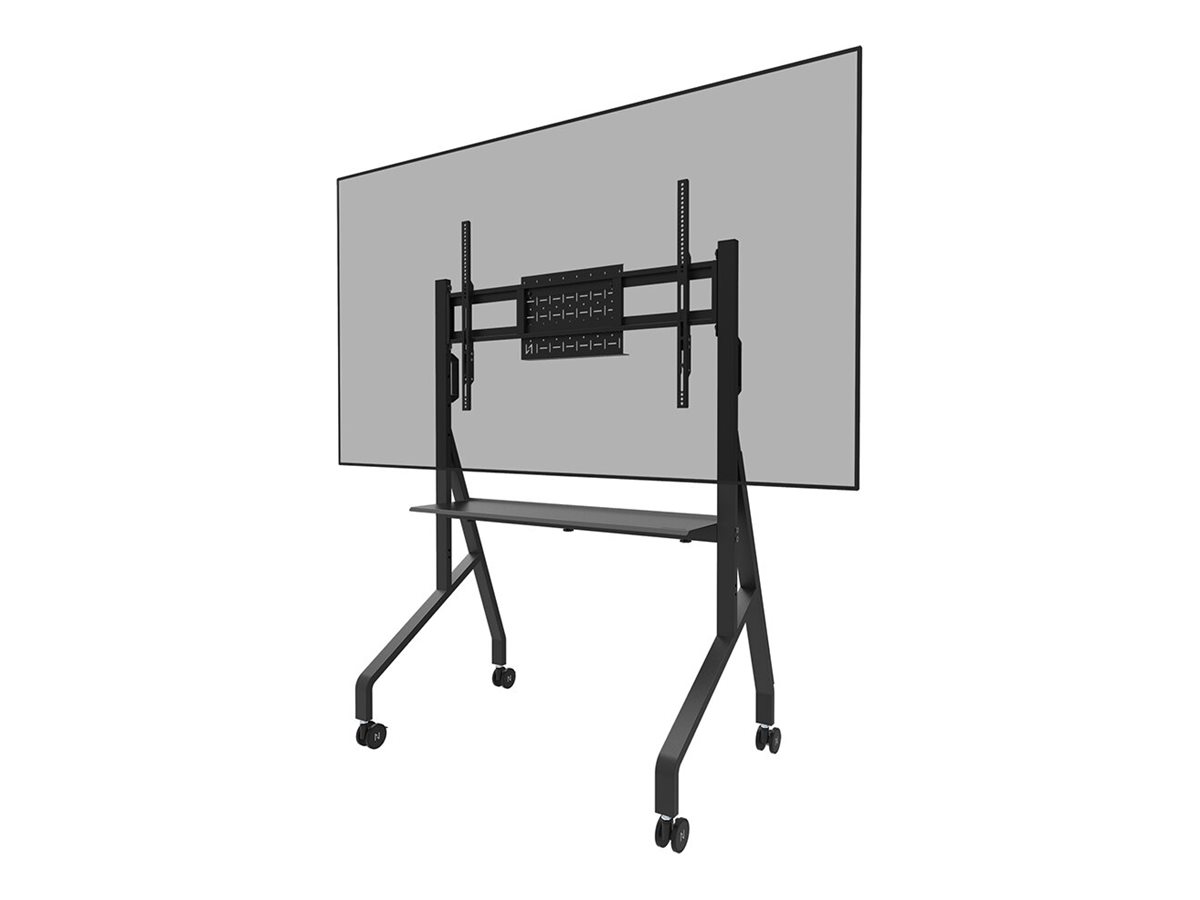 Pilt Neomounts Floor stand | FL50-525BL1 TV trolley | Adjustable Height | 55-86 " | Maximum weight (capacity) 76 kg | Black