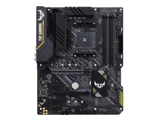 Pilt ASUS TUF GAMING B450-PLUS II | Asus | TUF GAMING B450-PLUS II | Memory slots 4 | Number of SATA connectors 6 x SATA-600 (RAID) | Chipset AMD B | ATX | Processor family AMD | Processor socket AM4 | DDR4