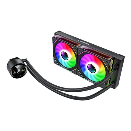 Pilt Gamemax CPU Liquid Cooler | ICEBURG 240 DIGITAL BK | Black