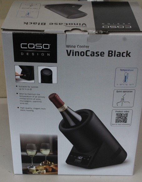Pilt SALE OUT. Caso | Wine Cooler | VinoCase | Black | USED, SCRATCHES