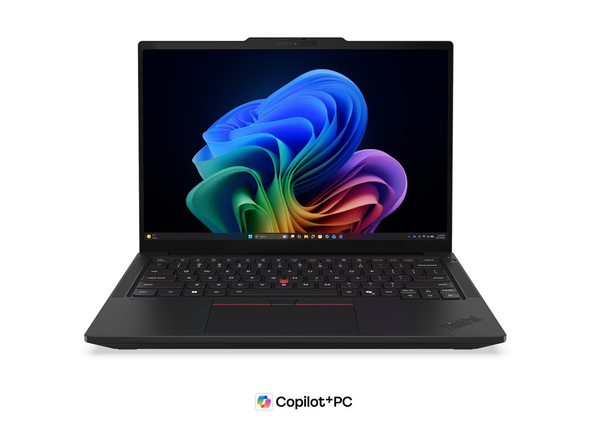 Pilt Lenovo ThinkPad T14 G7 Intel | Black | 14 " | IPS | WUXGA | 1920 x 1200 pixels | Anti-glare | Intel Core Ultra 5 | 325 | 16 GB | LPCAMM2 LPDDR5X | Solid-state drive capacity 512 GB | Intel Graphics | Windows 11 Pro | 802.11be | Bluetooth version 5.4 | 5G upgradable | Keyboard language Nordic | Keyboard backlit | Warranty 36 month(s) | Battery warranty 12 month(s)