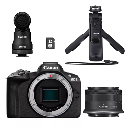 Pilt Canon | Megapixel 24.2 MP | Image stabilizer | ISO sensitivity (max) 32000 | Display diagonal 2.95 " | Wi-Fi | Video recording | Automatic, manual | CMOS | Black