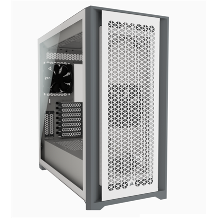 Pilt Corsair | Computer Case | iCUE 5000D | Side window | White | ATX | Power supply included No | ATX