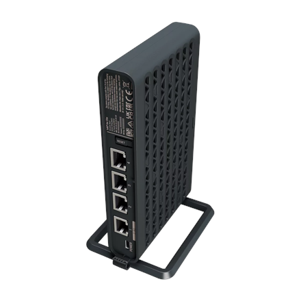 Pilt MikroTik hAP be lite | 802.11ax | 10/100/1000 Mbit/s | Ethernet LAN (RJ-45) ports 3 | Mesh Support No | MU-MiMO No | No mobile broadband | 1