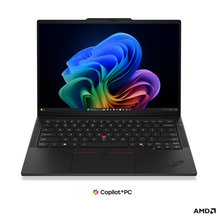 Pilt Lenovo ThinkPad T14s G7 AMD | Black | 14 " | IPS | WUXGA | 1920 x 1200 pixels | Anti-glare | AMD Ryzen AI 7 PRO | 450 | 32 GB | Soldered LPDDR5X | Solid-state drive capacity 512 GB | AMD Radeon 860M Graphics | Windows 11 Pro | 802.11be | Bluetooth version 5.4 | Keyboard language English | Keyboard backlit | Warranty 36 month(s) | Battery warranty 12 month(s)