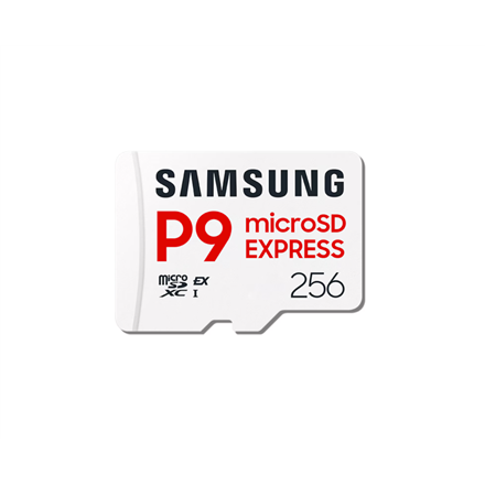 Pilt Samsung P9 Express | MicroSD Card | 256 GB | microSDXC | Flash memory class U3, V30, A1