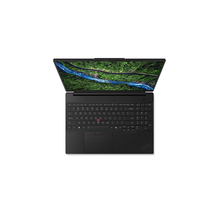 Pilt enovo ThinkPad P16s G5 Intel | Black | 16 " | IPS | Touchscreen | WUXGA | 1920 x 1200 pixels | Anti-glare | Intel Core Ultra 7 | 356H | 64 GB | LPCAMM2 LPDDR5X | Solid-state drive capacity 1000 GB | NVIDIA RTX PRO 1000 Blackwell Generation | GDDR7 | 8 GB | Windows 11 Pro | 802.11be | Bluetooth version 5.4 | Keyboard language English | Keyboard backlit | Warranty 36 month(s) | Battery warranty 12 m