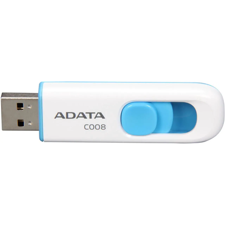 Pilt ADATA | C008 | 64 GB | USB Type-A | White/Blue