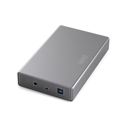 Pilt Digitus USB 3.0 hard disk enclosure, 3.5", SATA, 16TB, aluminum | DA-71106-1