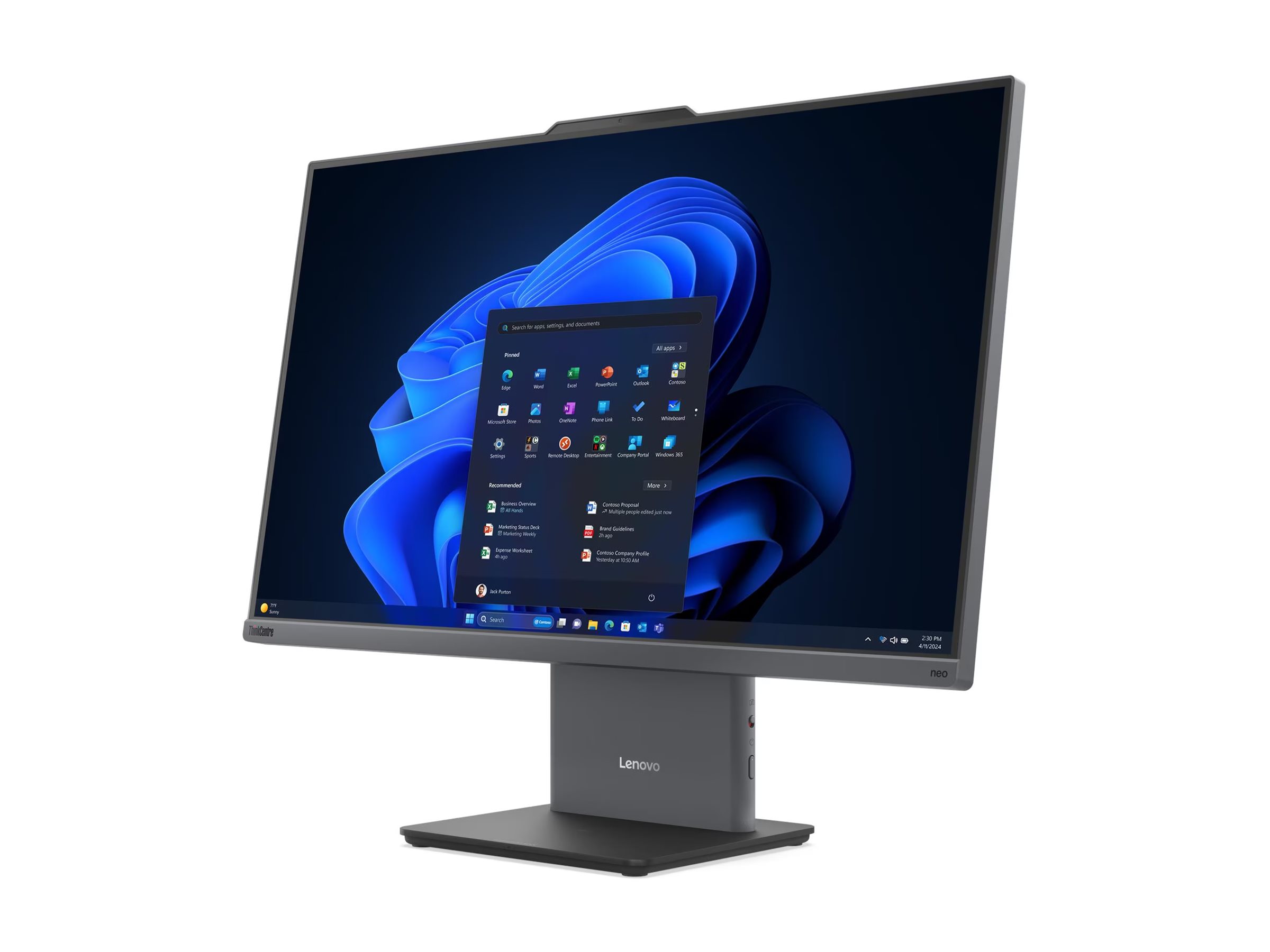 Pilt Lenovo ThinkCentre | neo 50a 27 G6 LNL | Desktop | AIO | 27 " | FHD | Intel Core Ultra 5 | 226V | Internal memory 16 GB | Soldered LPDDR5X | Solid-state drive capacity 512 GB | Intel Arc Graphics 130V | Keyboard language English | Windows 11 Pro | Warranty 36 month(s)