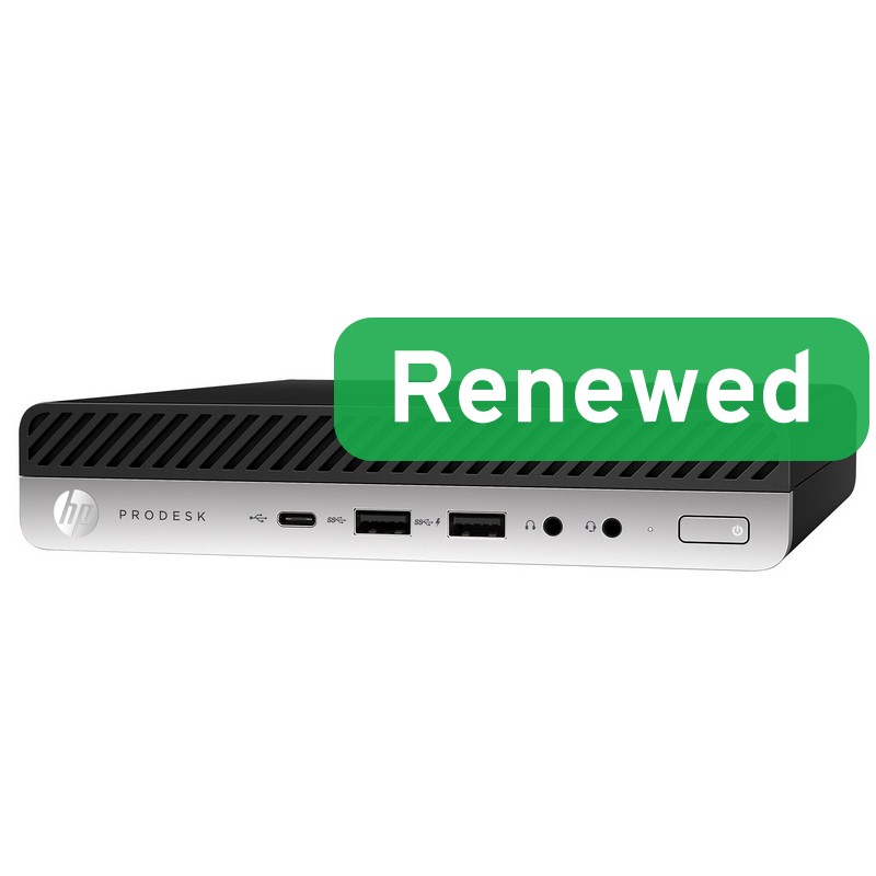 Pilt HP Renewed Grade A | ProDesk 600 G5 DM | Intel Core i3 | i3-9100T | 8 GB | NVMe | 128 GB | Intel UHD Graphics 630 | Windows 11 Home