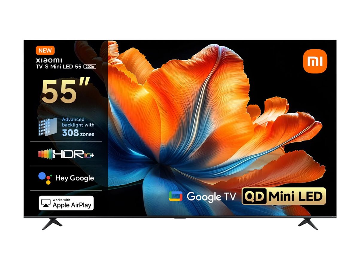 Pilt Xiaomi | S Mini LED 2026 | 55 | Smart TV | Google TV | 4K UHD | Dark Grey