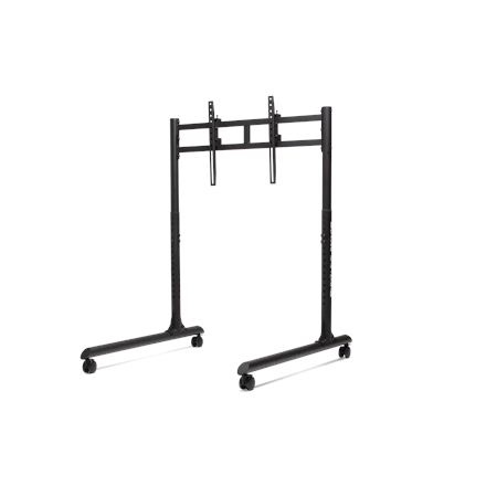 Pilt Next Level Racing Floor stand | Round Tube Freestanding Single Monitor Stand | Up to 65 " | Height adjustment, Tilt | Maximum weight (capacity) 50 kg | Black