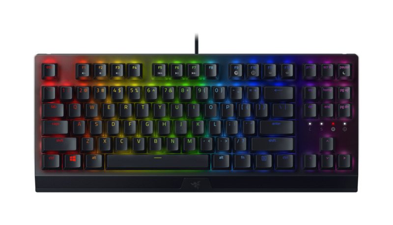 Pilt Razer | BlackWidow V3 | RGB LED light | US | Wired | m | Black | Mechanical Gaming keyboard