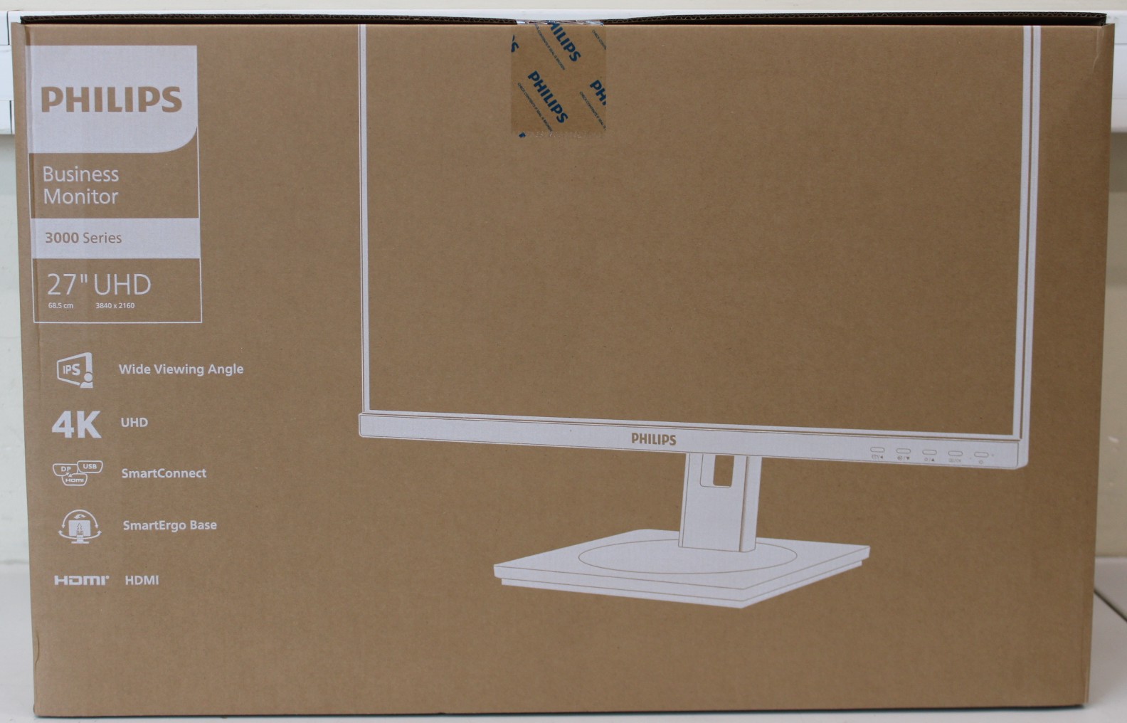 Pilt SALE OUT. PHILIPS Business Monitor  27B1N3800/00 IPS 27" 3840x2160/16:9/4ms/ HDMI DisplayPort USB Audio Out | Philips | 27B1N3800/00 | 27 " | IPS | 16:9 | 60 Hz | 4 ms | 3840 x 2160 pixels | 350 cd/m² | HDMI ports quantity 2 | Warranty 24 month(s) | DAMAGED PACKAGING