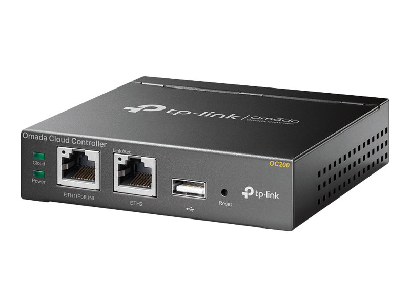 Pilt TP-LINK | OC200 | Omada Hardware Controller | Mbit/s | 10/100 Mbit/s | Ethernet LAN (RJ-45) ports 2 | MU-MiMO No | PoE in | Antenna type | 1 × USB 2.0, 1 × Micro USB