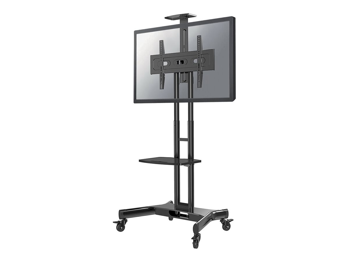 Pilt Neomounts Floor stand | NM-M1700BLACK TV trolley | Adjustable Height | 32-75 " | Maximum weight (capacity) 50 kg | Black