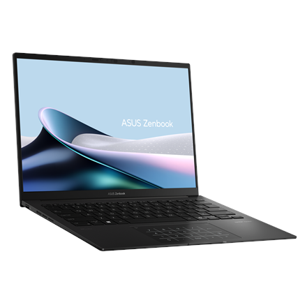 Pilt Asus Zenbook 14 OLED UM3406HA-QD036W | Jade Black | 14 " | OLED | WUXGA | 1920 x 1200 pixels | AMD Ryzen 7 | 8840HS | 16 GB | LPDDR5X | Solid-state drive capacity 1000 GB | AMD Radeon Graphics | Windows 11 Home | 802.11ax | Bluetooth version 5.3 | Keyboard language English | Keyboard backlit | Warranty 24 month(s)