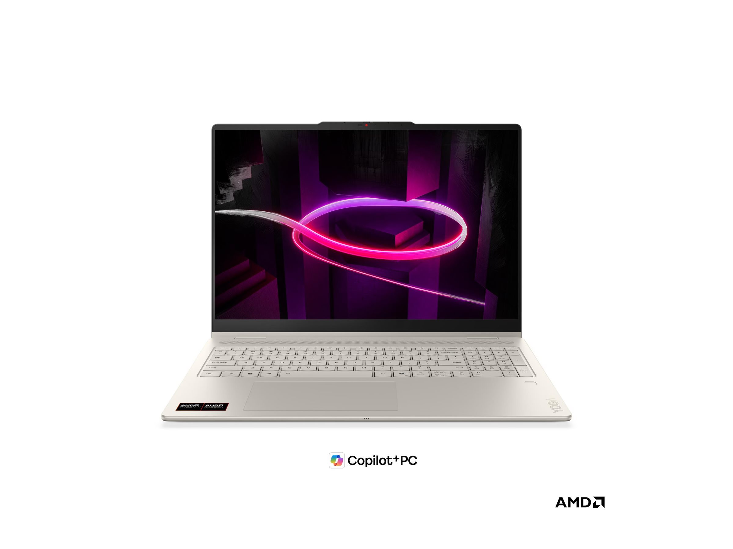 Pilt Lenovo Yoga 7 2-in-1 16AGP11 AMD | Seashell | 16 " | OLED | Touchscreen | WUXGA | 1920 x 1200 pixels | Glossy | AMD Ryzen AI 5 | 435 | 16 GB | Soldered LPDDR5X | Solid-state drive capacity 512 GB | AMD Radeon 840M Graphics | Windows 11 Home | 802.11be | Bluetooth version 5.4 | Keyboard language English | Keyboard backlit | Warranty 24 month(s) | Battery warranty 12 month(s)