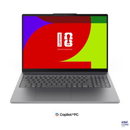 Pilt Lenovo IdeaPad Slim 5 16IPH11 Intel | Luna Grey | 16 " | OLED | 2.8K | 2880 x 1800 pixels | Glossy | Intel Core Ultra 7 | 356H | 32 (2x16GB) GB | SODIMM DDR5 | Solid-state drive capacity 1000 GB | Intel Graphics | Windows 11 Home | 802.11be | Bluetooth version 5.4 | Keyboard language English | Keyboard backlit | Warranty 24 month(s) | Battery warranty 12 month(s)