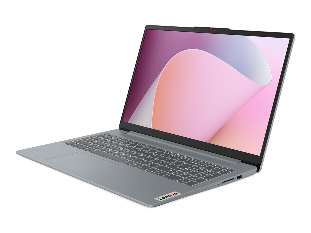 Pilt Lenovo IdeaPad Slim 3 15AMN8 AMD | Arctic Grey | 15.6 " | IPS | FHD | 1920 x 1080 pixels | Anti-glare | AMD Ryzen 5 | 40 | 16 GB | Soldered LPDDR5 | Solid-state drive capacity 512 GB | AMD Radeon 610M Graphics | Windows 11 Home | 802.11ax | Bluetooth version 5.2 | Keyboard language English | Warranty 24 month(s) | Battery warranty 12 month(s)