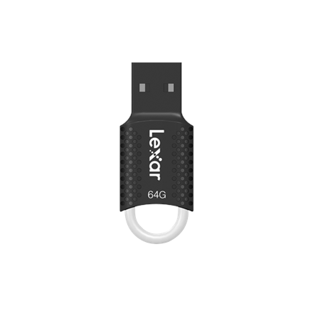 Pilt Lexar | USB Flash Drive | JumpDrive V40 | 64 GB | USB 2.0 | Black