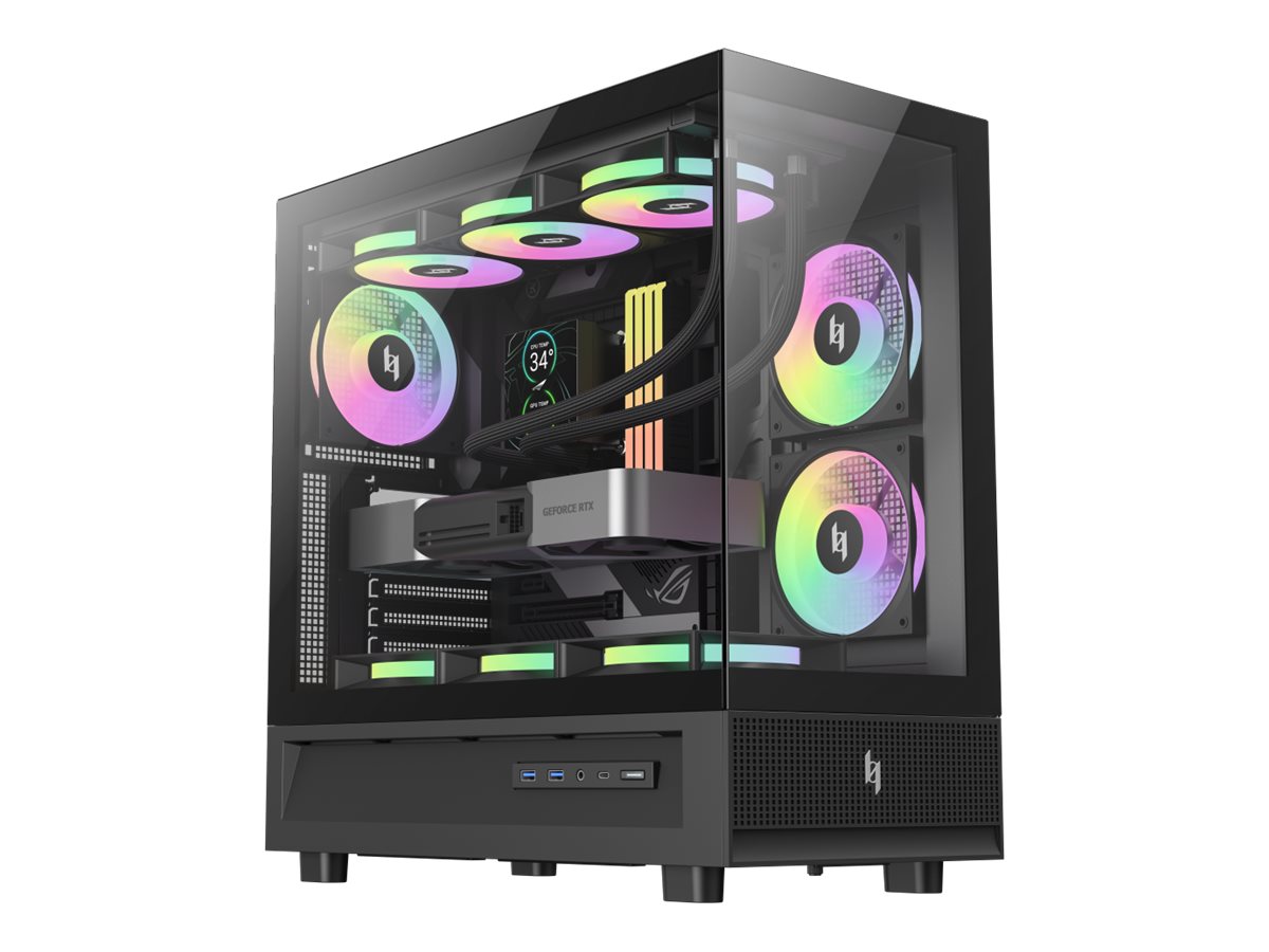 Pilt Gamemax Case | NEX C51 BK | ATX/BTF