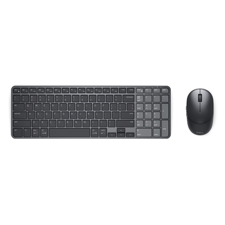 Pilt Dell Pro 7 Rechargeable Compact Keyboard and Mouse - KM746 | Keyboard and Mouse Set | Wireless | Bluetooth | US International | Graphite
