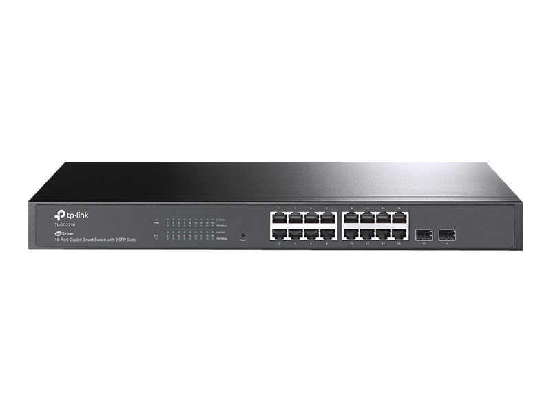 Pilt TP-LINK | JetStream Smart Switch | TL-SG2218 | Web managed | Rackmountable | Mbit/s | SFP ports quantity 2 | Antenna type