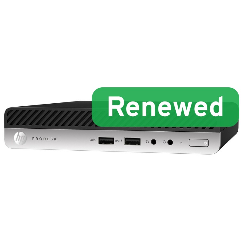 Pilt HP Renewed Grade B | ProDesk 600 G4 DM | Intel Core i3 | i3-8100T | 8 GB | NVMe | 128 GB | Intel UHD Graphics 630 | Windows 11 Home