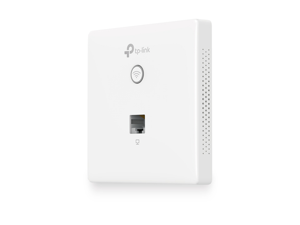 Pilt TP-LINK | Wireless N Wall-Plate Access Point | EAP115 | 802.11n | 300 Mbit/s | 10/100 Mbit/s | Ethernet LAN (RJ-45) ports 1 | Mesh Support | MU-MiMO No | Antenna type 2xInternal | PoE in