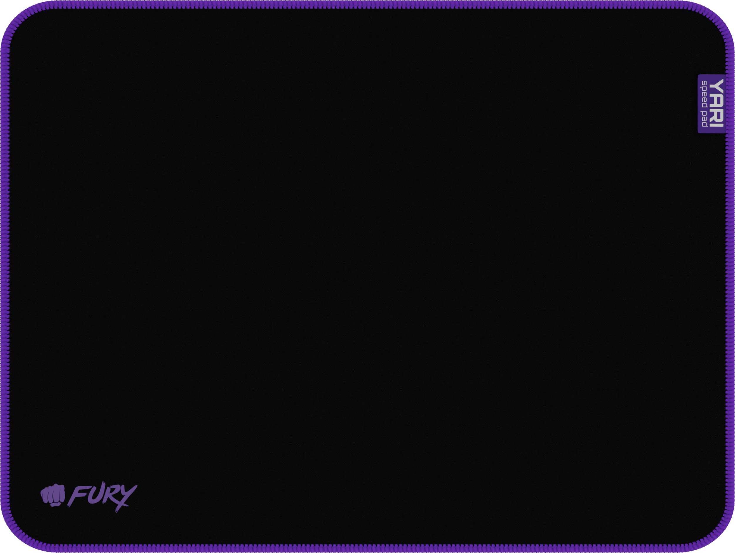 Pilt Fury Yari Speed L | Mouse pad | 300 x 400 mm | Black/Purple
