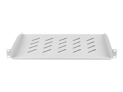 Pilt Lanberg 19" fixed shelf 1U/483x315mm, max load capacity up to 25kg | AK-1008-S | Grey