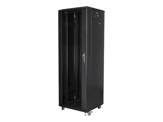 Pilt Lanberg Rack cabinet 19" free-standing 37U/600x600 (flat pack), black | Lanberg