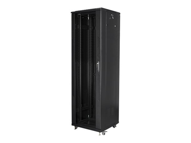 Pilt Lanberg Rack cabinet 19" free-standing 42U/600x600 (flat pack), black | Lanberg