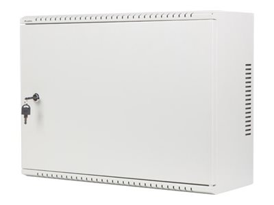 Pilt Lanberg Rack cabinet 19" wall-mount 4U+3U/540x200 low-profile, grey (assembled) | Lanberg