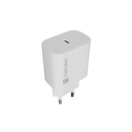 Pilt Natec Ribera USB Charger 1X USB-C 20W, White