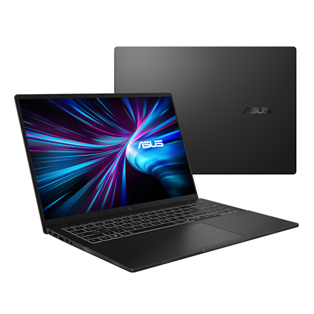 Pilt Asus | V16 V3607VM-TK184W | Matte Black | 16 " | WUXGA | 1920 x 1200 pixels | Anti-glare | Intel Core 5 | 210H | 16 GB | DDR5 | Solid-state drive capacity 1000 GB | NVIDIA GeForce RTX 5060 | GDDR7 | 8 GB | Windows 11 Home | 802.11ax | Bluetooth version 5.3 | Keyboard language US international | Keyboard backlit | Warranty 24 month(s) | Battery warranty 12 month(s)