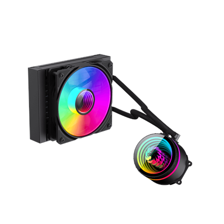 Pilt Gamemax CPU Liquid Cooler | ICEBURG 120 BK | Black