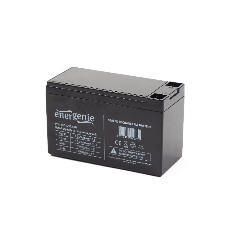 Pilt EnerGenie | Rechargeable battery for UPS | BAT-12V7.5AH