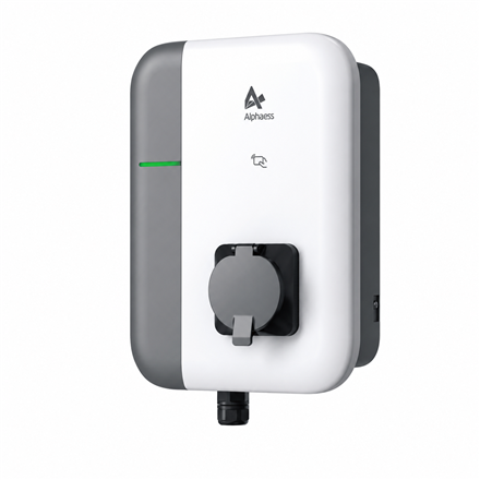 Pilt AlphaESS | SMILE-G3-EVCT11 | Three Phase EV Charger | 11 kW | No cable | White/Grey