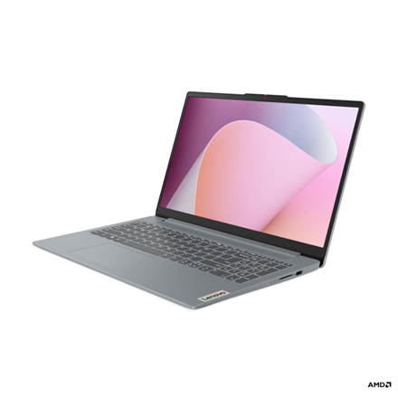 Pilt Lenovo IdeaPad Slim 3 15AMN8 AMD | Arctic Grey | 15.6 " | IPS | FHD | 1920 x 1080 pixels | Anti-glare | AMD Ryzen 5 | 40 | 8 GB | Soldered LPDDR5 | Solid-state drive capacity 512 GB | AMD Radeon 610M Graphics | Windows 11 Home | 802.11ax | Bluetooth version 5.2 | Keyboard language English | Warranty 24 month(s) | Battery warranty 12 month(s)