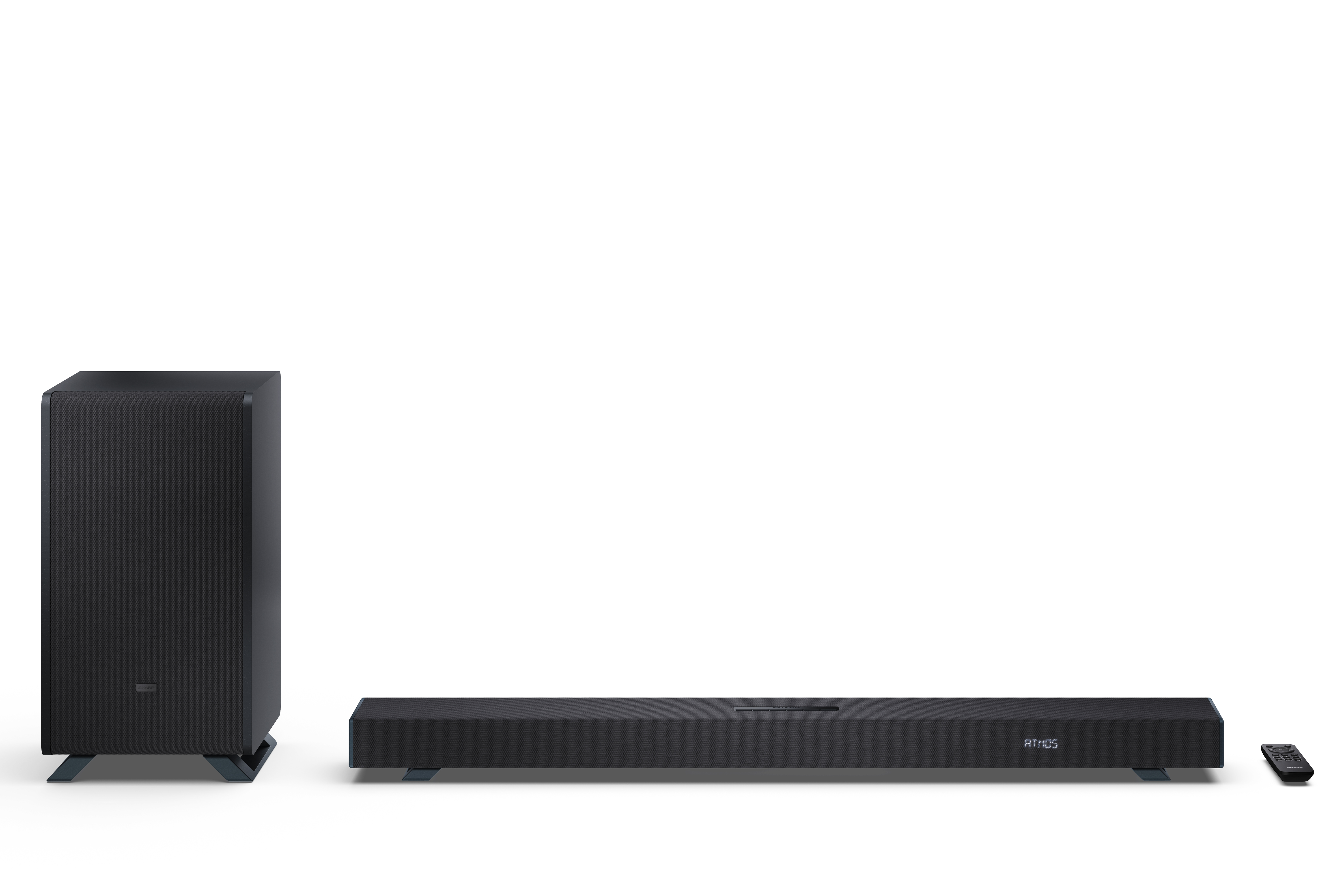 Pilt Sharp | 3.1.2 Dolby Atmos/DTS:X Soundbar with Wireless Subwoofer | HT-SBW53121(BK) | 550 W | Bluetooth | Black | Wireless connection