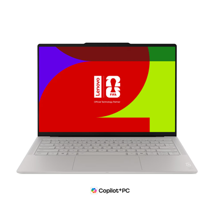 Pilt Lenovo Yoga Slim 7 Ultra 14IPH11 Intel | Seashell | 14 " | POLED | Touchscreen | 2.8K WQXGA+ | 2880 x 1800 pixels | Intel Core Ultra 7 | 355 | 32 GB | Soldered LPDDR5X | Solid-state drive capacity 1000 GB | Intel Graphics | Windows 11 Home | 802.11be | Bluetooth version 5.4 | Keyboard language Nordic | Keyboard backlit | Warranty 24 month(s) | Battery warranty 12 month(s)