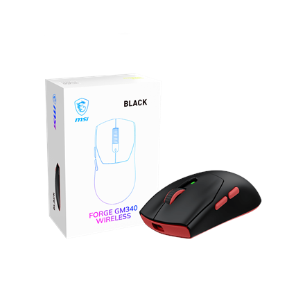 Pilt MSI FORGE GM340 | Wireless | 2.4 GHz, Bluetooth, USB 2.0