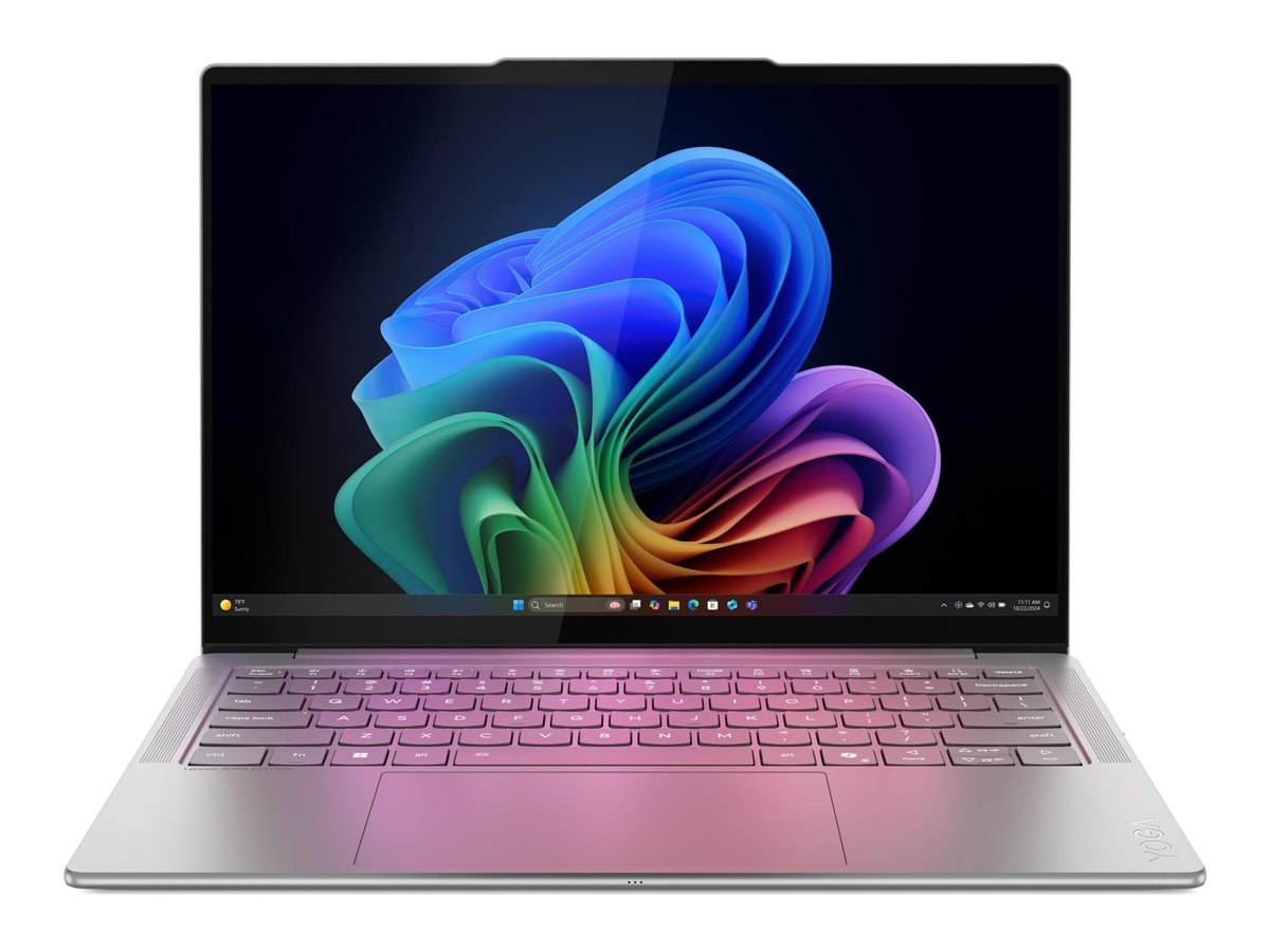 Pilt Lenovo Yoga Slim 7 14ILL10 Intel | Luna Grey | 14 " | OLED | WUXGA | 1920 x 1200 pixels | Glossy | Intel Core Ultra 5 | 226V | 16 GB | Soldered LPDDR5X | Solid-state drive capacity 512 GB | Intel Arc Graphics 130V | Windows 11 Home | 802.11be | Bluetooth version 5.4 | Keyboard language English | Keyboard backlit | Warranty 24 month(s) | Battery warranty 12 month(s)