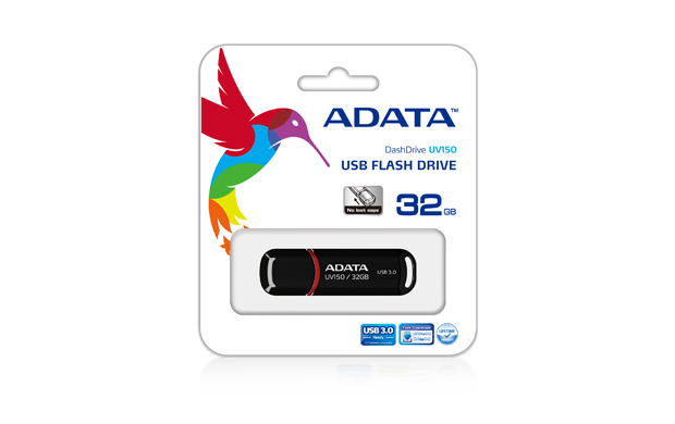 Pilt ADATA | UV150 | 32 GB | USB 3.0 | Black